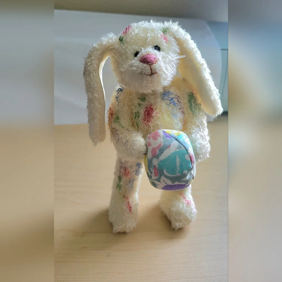 TY‎ 1993 Attic Treasure Beanie Baby Georgia Jointed Easter Bunny Vintage/Retired - Picture 5 of 11